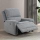 Furniture of America® Morcote Gray Power Recliner -1