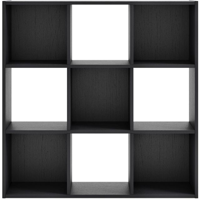 Signature Design by Ashley® Langdrew Black Nine Cube Organizer-3