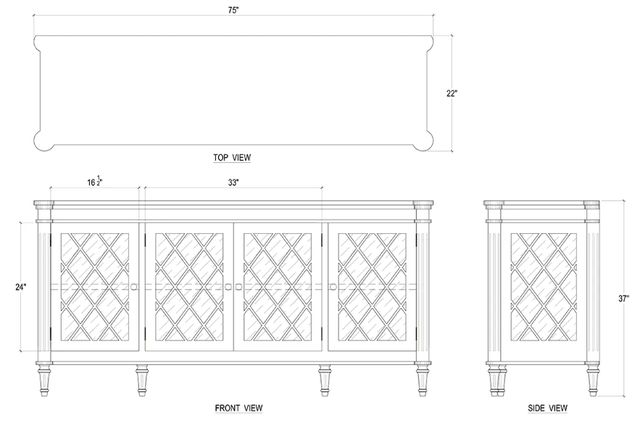 Bramble Customizable Kelly Sideboard-1
