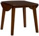 Jofran Inc. Simplicity Espresso Round Drop Leaf Dining Table-3
