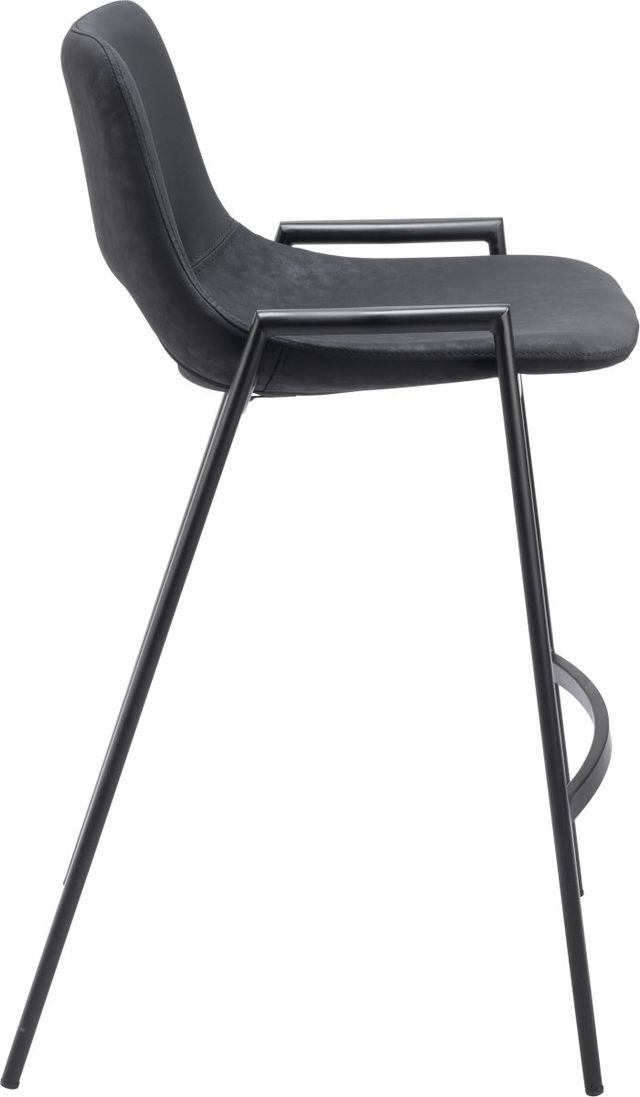 Zuo® Modern Desi Black Counter Chair-1