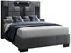Global Furniture USA Oscar Dark Gray 8 Queen Panel Bed-2
