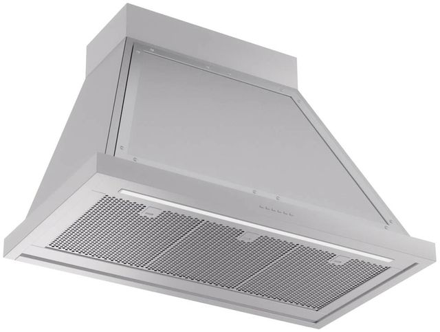 Ilve® Nostalgie II Noblesse 36" Stainless Steel Wall Mounted Range Hood with Chrome Trim-1