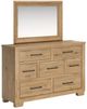 Signature Design by Ashley® Galliden Light Brown Dresser and Mirror-0