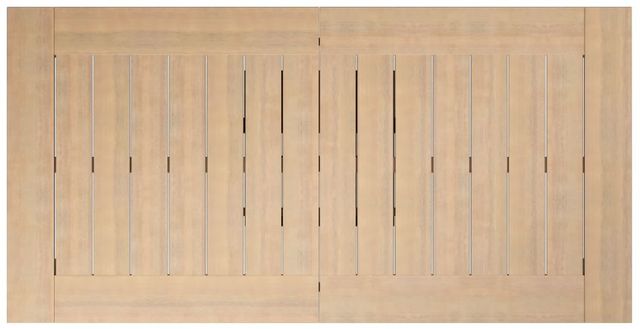 New Classic® Home Furnishings Wesley Beige Acacia Outdoor Patio Dining Table-4