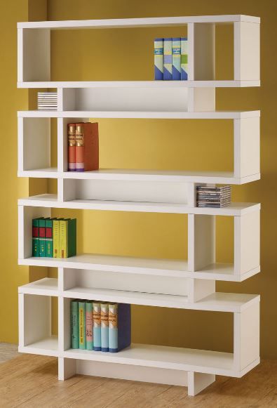 Coaster® 4-Tier Open Back Bookcase-1