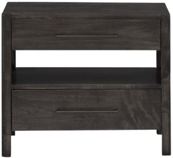 Bassett® Furniture Benchmade Parkway Cinder Nightstand-1