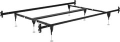 Rize Home Hook on Rail Queen/King Bed Frame with 6 Threaded Glides
