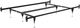 Rize Home Hook on Rail Queen/King Bed Frame with 6 Threaded Glides-0
