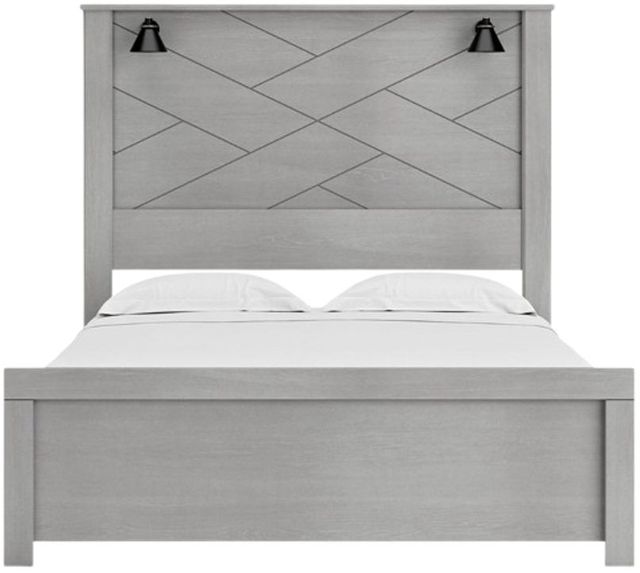 Signature Design by Ashley® Cottonburg Light Gray Queen Panel Bed-1