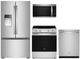 Whirlpool® 4 Piece Stainless Steel Electric Kitchen Package-0