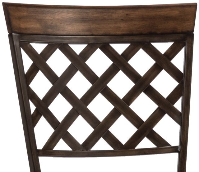 HH2 Home Greenfield Dark Brown Swivel Bar Stool-2