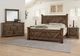 Artisan & Post by Vaughan-Bassett Cool Rustic Mink California King Panel Bed-1