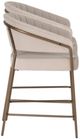 Linon Portland 2-Piece Beige/Bronze Counter Stool Set-4