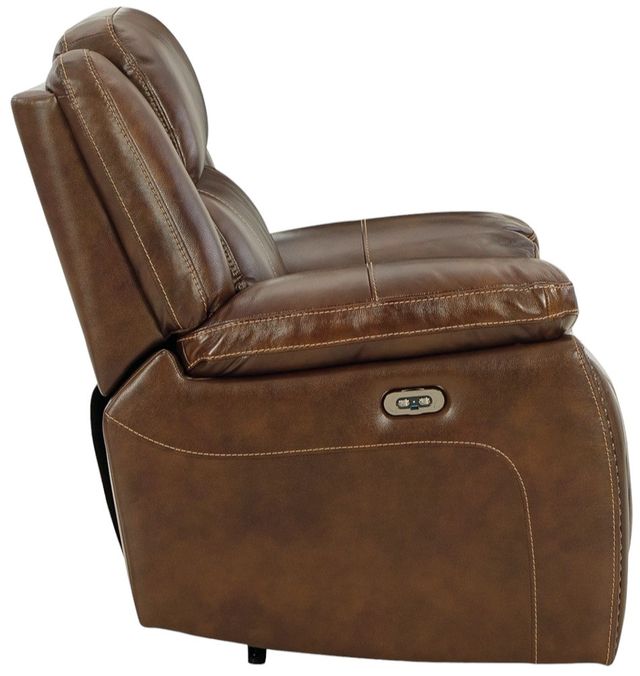 Signature Design by Ashley® Trambley Walnut Power Recliner-4