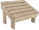 C R Plastics Modern Beige Footstool-0