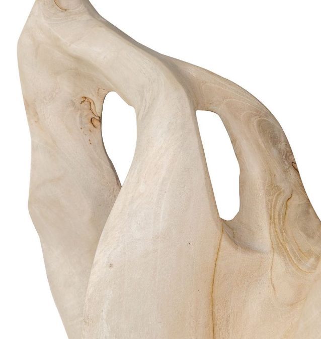 Uttermost® Hollow Form Bleached Teak Indoor-Outdoor Sculpture-4
