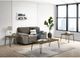 Elements International Bolton Walnut Occasional End Table with Black Base-3
