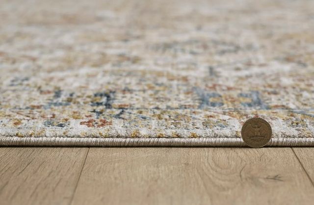KAS Rugs Avani Ivory Damascus 5'x8' Area Rug-3