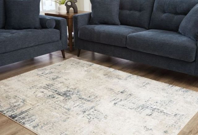 Signature Design by Ashley® Gentor Blue/Ivory 5'x7' Rectangular Rug-2