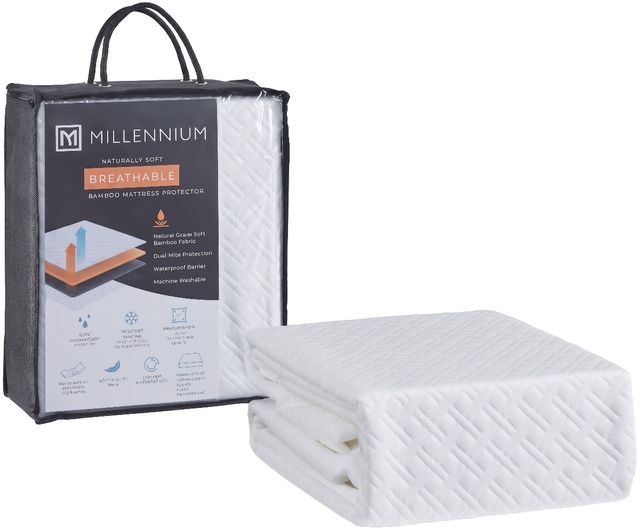 Sierra Sleep® by Ashley® 4-Piece White Full Basic Mattress Protector Set-0