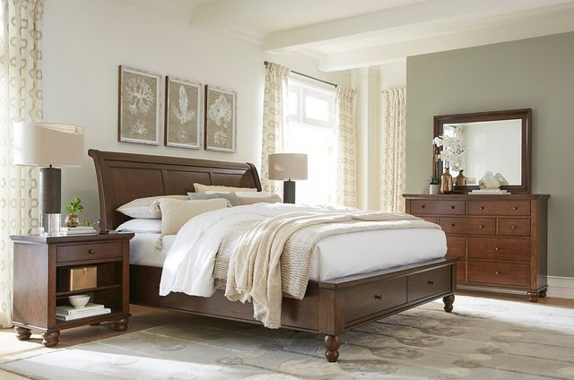 aspenhome® Cambridge Classic Cherry 1-Drawer Nightstand-1