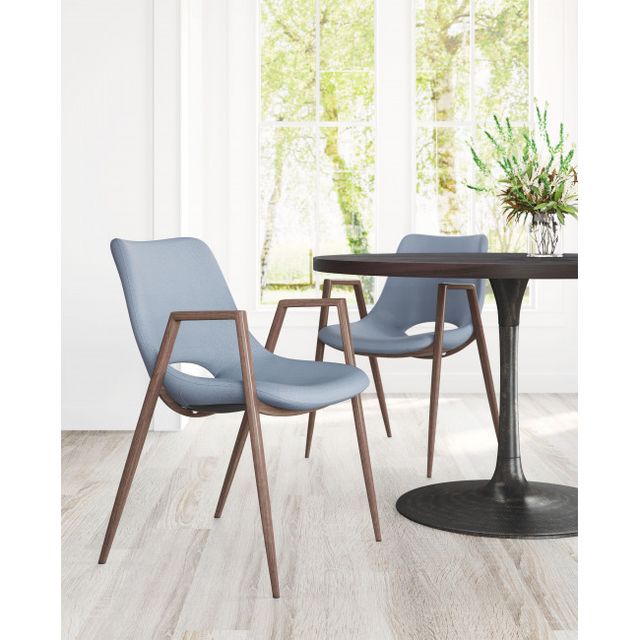 Zuo® Modern Desi Gray Dining Chair-2