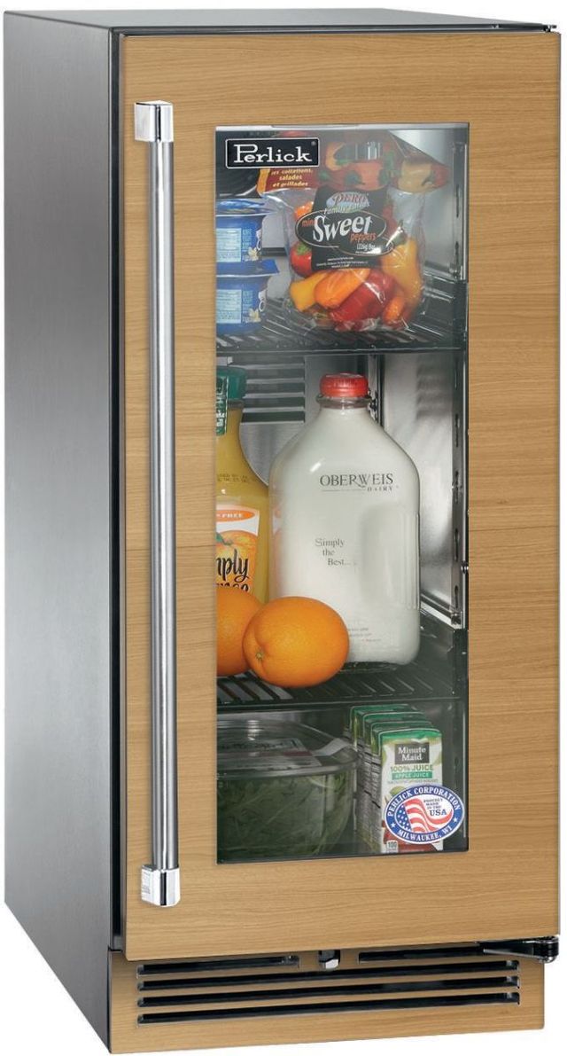Perlick® Signature Series 2.8 Cu. Ft. Panel Ready/Glass Outdoor Under The Counter Refrigerator-0