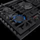 Bosch® 800 Series 30" Black Gas Cooktop-1
