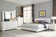 Coaster® Felicity 6-Piece White High Gloss California King Panel Bedroom Set-1