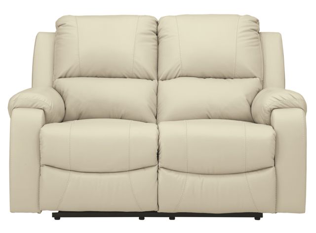 Signature Design by Ashley® Rackingburg 2-Piece Cream Living Room Set with Reclining Sofa-2