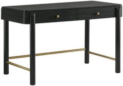 Coaster® Arini Black 2-Drawer Vanity Desk Makeup Table