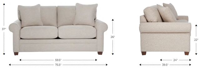 La-Z-Boy® Olson Leaf Full Sleeper Sofa-2
