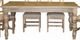 Million Dollar Rustic Carolina Light Barnwood Dining Table-0