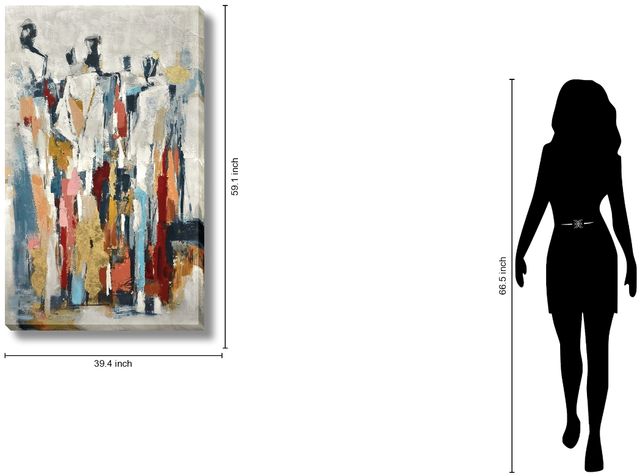 Classy Living Vibrant Chromatic Assemblage Wall Art-2