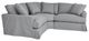 Armen Living Ciara 3-Piece Slate Gray L-Shape Sectional Sofa-3