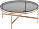 VIG Furniture Modrest Bradford Rose Gold/Smoked Gray Modern Coffee Table-1