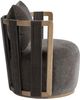 TOV Furniture Paolo Storm Gray Swivel Accent Chair-4
