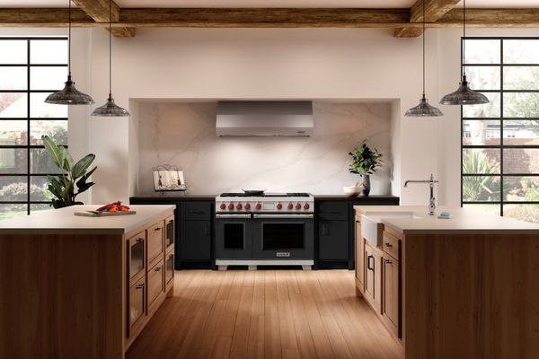 Wolf 48" Black Freestanding Dual Fuel Range