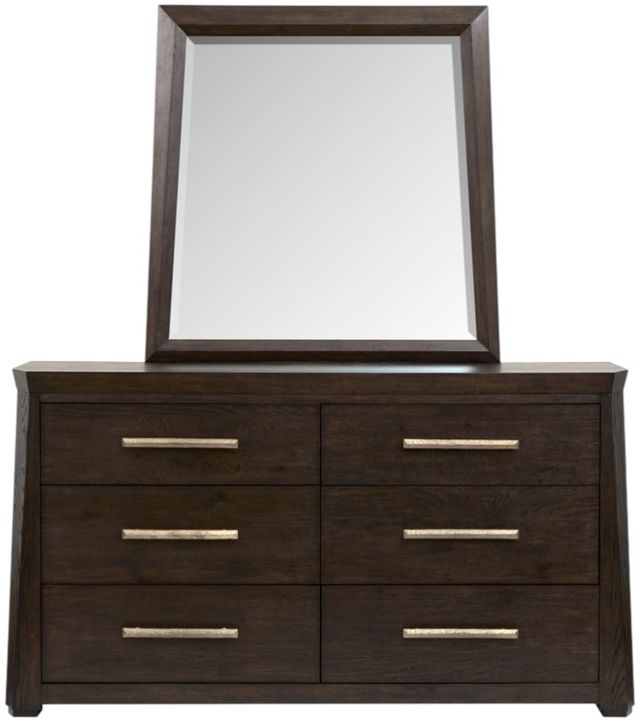 Magnussen Home® Tauren Coffee Bean Brown Double Drawer Dresser-3