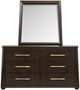 Magnussen Home® Tauren Coffee Bean Brown Double Drawer Dresser-3