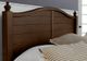 LM Co Home by Vaughan-Bassett Scotsman Molasses Queen Post Arched Bed with Post Plank Footboard-1