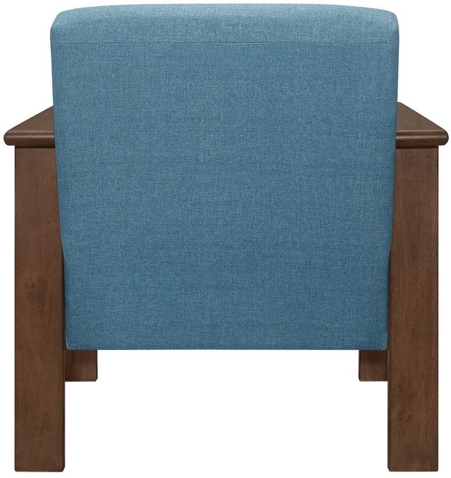 Mazin Furniture Helena Blue Upholstered Storage Accent Chair-3