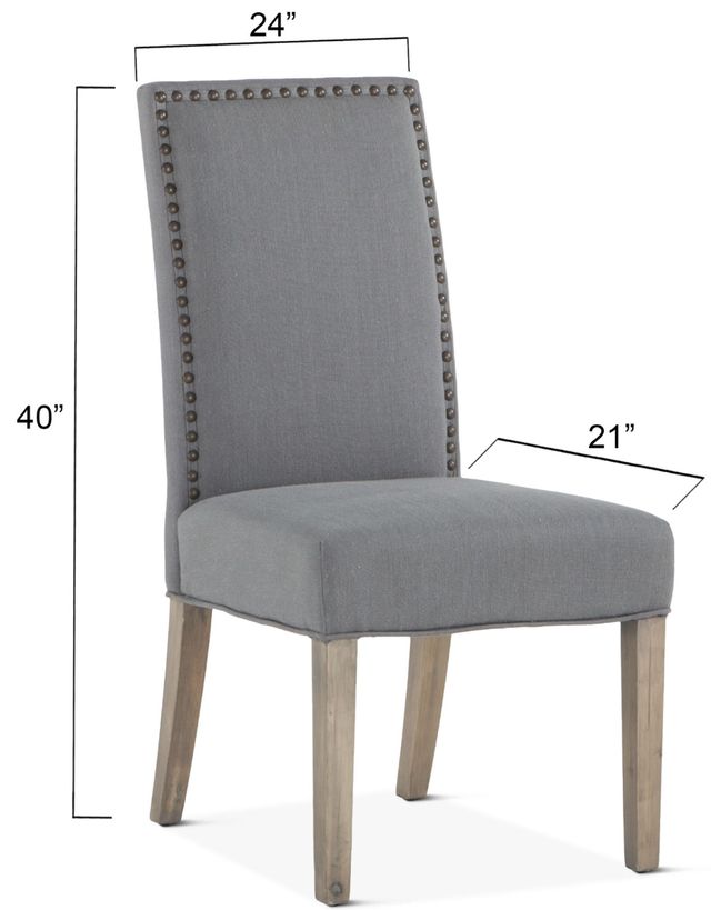Home Trends & Design Jones Napoleon/Warm Gray Dining Chair-3