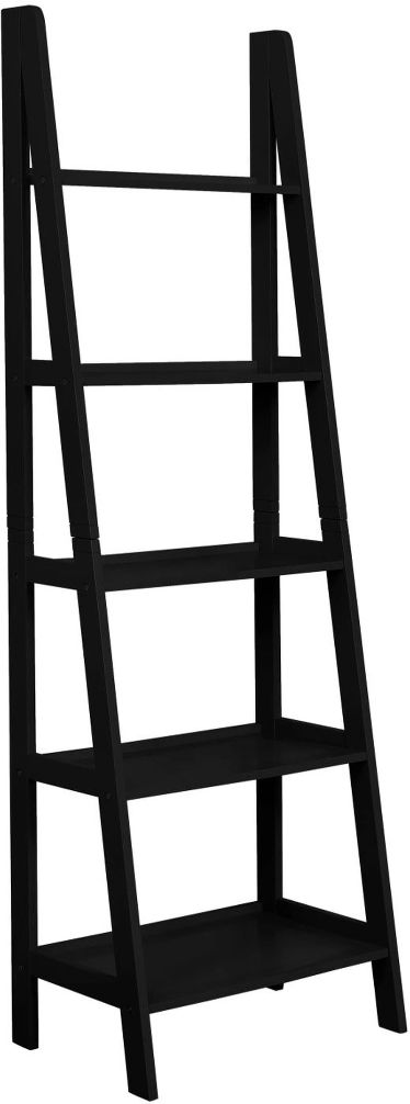 Linon Rossland Black Bookshelf-0