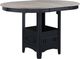 Crown Mark Hartwell Black/Light Gray Counter Table-0