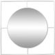 Crestview Collection Clark 2 White Wall Mirror-0