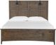 Magnussen Home® Bay Creek Toasted Nutmeg Complete California King Lamp Panel Bed-1