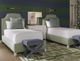 Vanguard® Furniture Vanguard Granger Jamboree Indigo Upholstered Bench-1