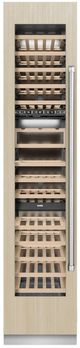 ZLINE 18 in. 9 Cu. Ft. Triple Zone 68 Bottle Panel Ready Left Hinge Column Wine Cooler-0